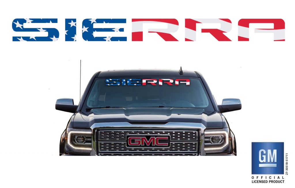 GMC Sierra Windshield Banner