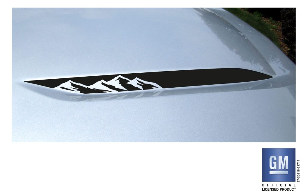 Mountain hood spear decal