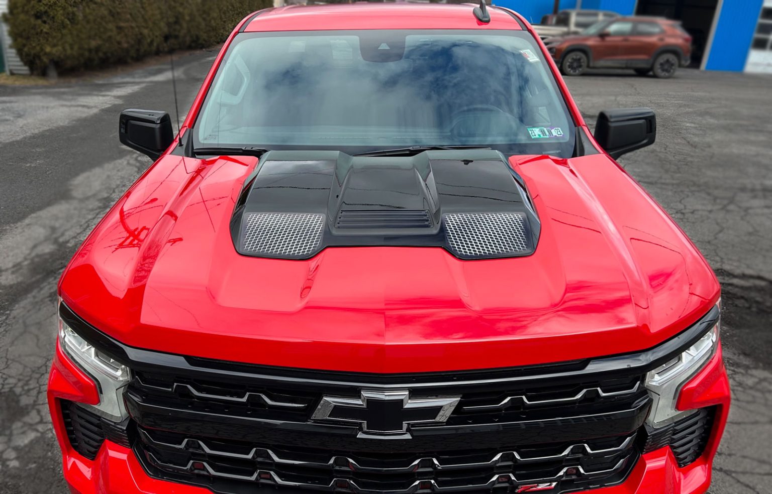 Chevy Silverado 20222024 Trail Boss ZR2 FRONT Hood Scoop Air Duct Vent